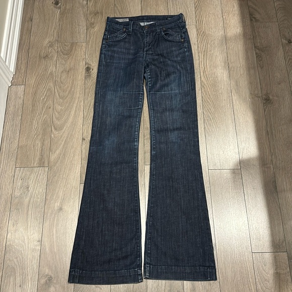 Citizens of humanity high rise wide leg Hutton 251 stretch jeans - size 26 - Picture 2 of 5